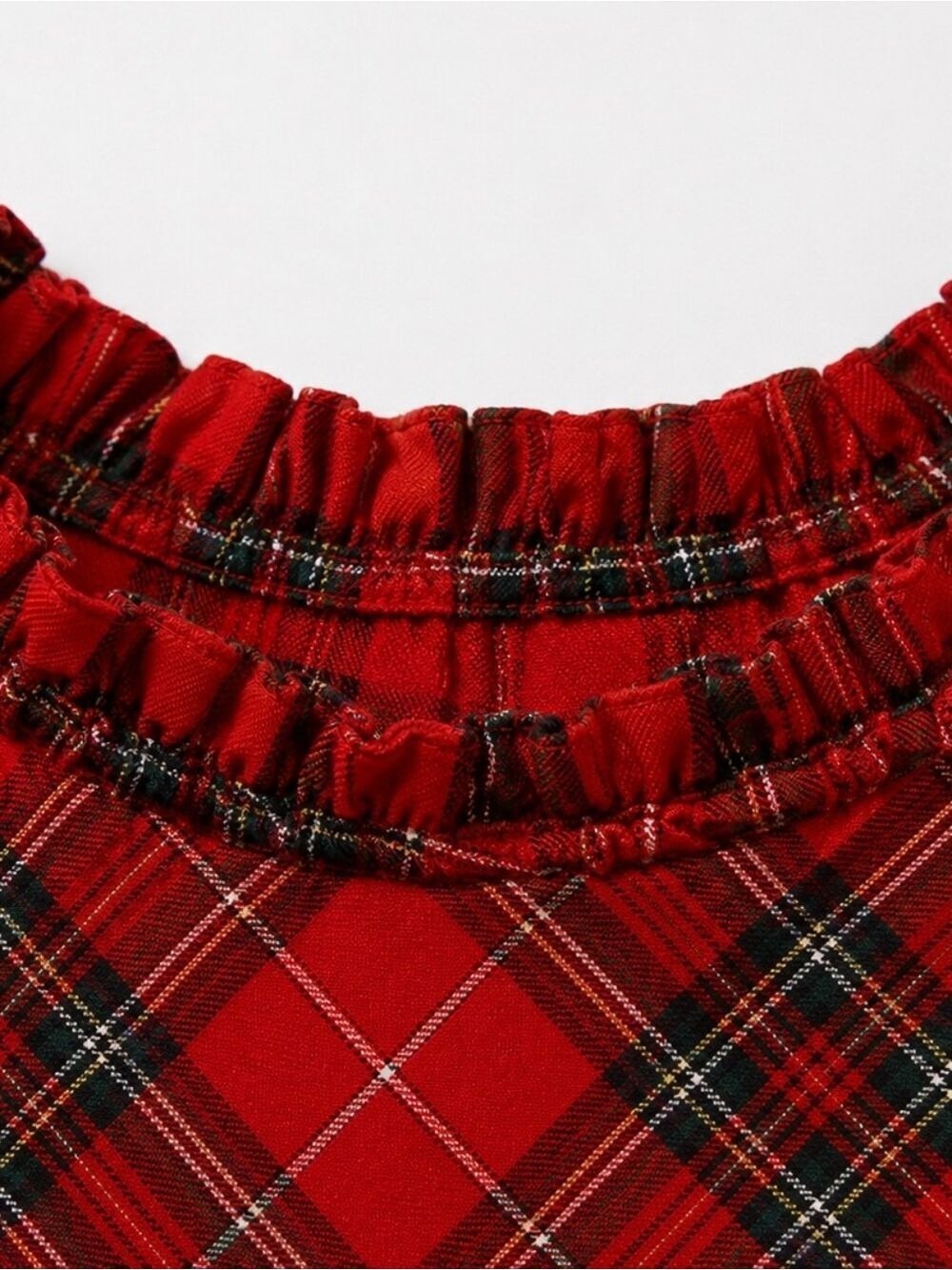 Wonder Nation Red Black Checkered Dress Size 10 12 - Picture 4 of 6